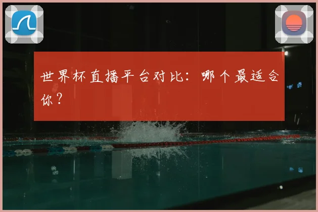 世界杯直播平台对比：哪个最适合你？